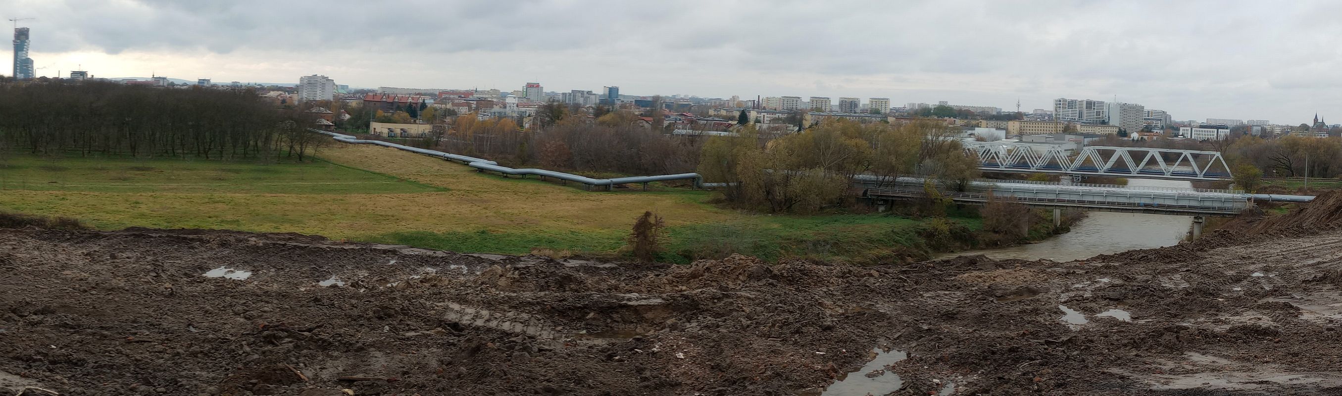 Wisłokostrada, widok na północ